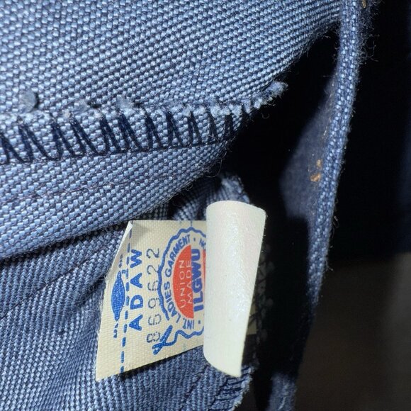 Vintage 80's Denim Blazer Jacket Women's Small Union Made Modest Cottage - Picture 4 of 7